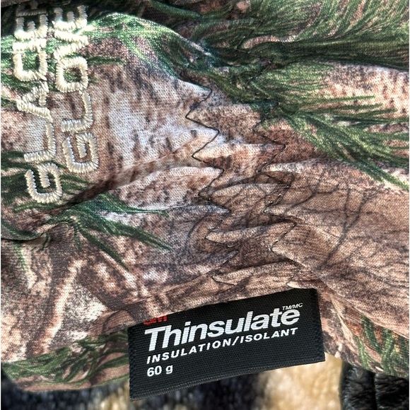 347. Men’s Glacier Glove Thinsulate 2X Realtree Camouflage Gloves - Picture 8 of 8